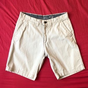H&M LOGG- Size 29 - Cream Bermuda shorts